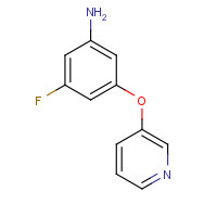 791644-59-2 3-fluoro-5-pyridin-3-yloxyaniline chemical structure