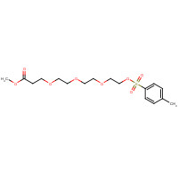 1239588-09-0 methyl 3-[2-[2-[2-(4-methylphenyl)sulfonyloxyethoxy]ethoxy]ethoxy]propanoate chemical structure