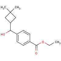1393126-14-1 ethyl 4-[(3,3-dimethylcyclobutyl)-hydroxymethyl]benzoate chemical structure