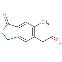 1374572-91-4 2-(6-methyl-1-oxo-3H-2-benzofuran-5-yl)acetaldehyde chemical structure