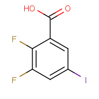 333780-74-8 2,3-difluoro-5-iodobenzoic acid chemical structure