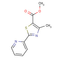 640743-55-1 methyl 4-methyl-2-pyridin-2-yl-1,3-thiazole-5-carboxylate chemical structure