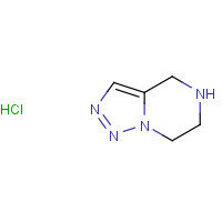 123308-28-1 4,5,6,7-tetrahydrotriazolo[1,5-a]pyrazine;hydrochloride chemical structure