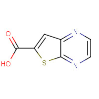 59944-79-5 thieno[2,3-b]pyrazine-6-carboxylic acid chemical structure