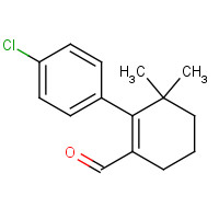 1257046-76-6 2-(4-chlorophenyl)-3,3-dimethylcyclohexene-1-carbaldehyde chemical structure