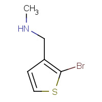 331766-69-9 1-(2-bromothiophen-3-yl)-N-methylmethanamine chemical structure