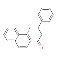 6051-86-1 2-phenyl-2,3-dihydrobenzo[h]chromen-4-one chemical structure