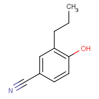 105211-77-6 4-hydroxy-3-propylbenzonitrile chemical structure