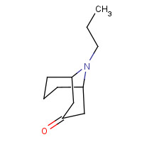 60206-11-3 9-propyl-9-azabicyclo[3.3.1]nonan-3-one chemical structure