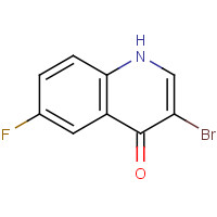 1065087-77-5 3-bromo-6-fluoro-1H-quinolin-4-one chemical structure