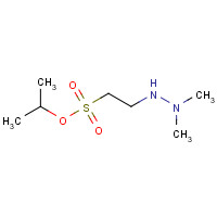 62692-71-1 propan-2-yl 2-(2,2-dimethylhydrazinyl)ethanesulfonate chemical structure