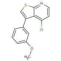 1312594-53-8 4-chloro-3-(3-methoxyphenyl)thieno[2,3-b]pyridine chemical structure
