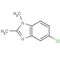 26960-04-3 5-chloro-1,2-dimethylbenzimidazole chemical structure