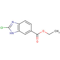 857035-29-1 ethyl 2-chloro-3H-benzimidazole-5-carboxylate chemical structure