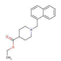 138030-51-0 ethyl 1-(naphthalen-1-ylmethyl)piperidine-4-carboxylate chemical structure
