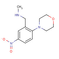 1093798-66-3 N-methyl-1-(2-morpholin-4-yl-5-nitrophenyl)methanamine chemical structure