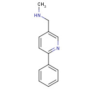 879896-40-9 N-methyl-1-(6-phenylpyridin-3-yl)methanamine chemical structure