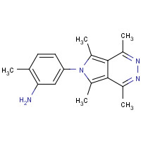 381202-58-0 2-methyl-5-(1,4,5,7-tetramethylpyrrolo[3,4-d]pyridazin-6-yl)aniline chemical structure