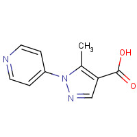 241798-62-9 5-methyl-1-pyridin-4-ylpyrazole-4-carboxylic acid chemical structure
