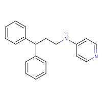 75437-14-8 N-(3,3-diphenylpropyl)pyridin-4-amine chemical structure