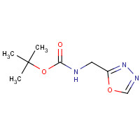 716329-43-0 tert-butyl N-(1,3,4-oxadiazol-2-ylmethyl)carbamate chemical structure