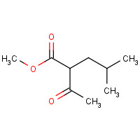 51756-09-3 methyl 2-acetyl-4-methylpentanoate chemical structure