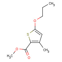 866613-84-5 methyl 3-methyl-5-propoxythiophene-2-carboxylate chemical structure