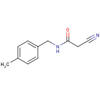 64488-12-6 2-cyano-N-[(4-methylphenyl)methyl]acetamide chemical structure