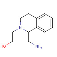 40615-07-4 2-[1-(aminomethyl)-3,4-dihydro-1H-isoquinolin-2-yl]ethanol chemical structure