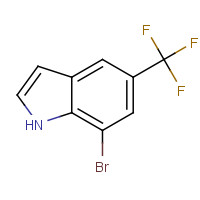875306-23-3 7-bromo-5-(trifluoromethyl)-1H-indole chemical structure