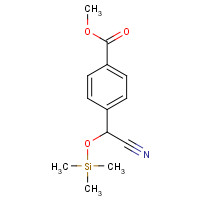 93555-00-1 methyl 4-[cyano(trimethylsilyloxy)methyl]benzoate chemical structure