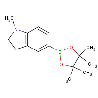 934570-43-1 1-methyl-5-(4,4,5,5-tetramethyl-1,3,2-dioxaborolan-2-yl)-2,3-dihydroindole chemical structure
