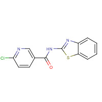 383864-95-7 N-(1,3-benzothiazol-2-yl)-6-chloropyridine-3-carboxamide chemical structure