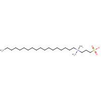 13177-41-8 3-[dimethyl(octadecyl)azaniumyl]propane-1-sulfonate chemical structure