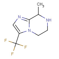 1362243-49-9 8-methyl-3-(trifluoromethyl)-5,6,7,8-tetrahydroimidazo[1,2-a]pyrazine chemical structure