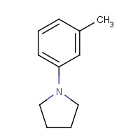 71982-22-4 1-(3-methylphenyl)pyrrolidine chemical structure