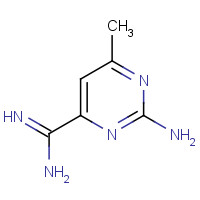1116339-75-3 2-amino-6-methylpyrimidine-4-carboximidamide chemical structure