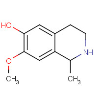 76419-97-1 7-methoxy-1-methyl-1,2,3,4-tetrahydroisoquinolin-6-ol chemical structure