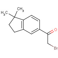 1314029-31-6 2-bromo-1-(1,1-dimethyl-2,3-dihydroinden-5-yl)ethanone chemical structure