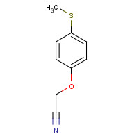 43111-34-8 2-(4-methylsulfanylphenoxy)acetonitrile chemical structure