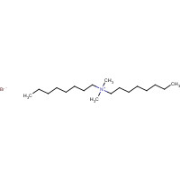 3026-69-5 dimethyl(dioctyl)azanium;bromide chemical structure