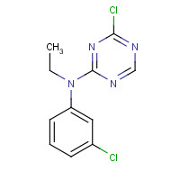 333736-90-6 4-chloro-N-(3-chlorophenyl)-N-ethyl-1,3,5-triazin-2-amine chemical structure