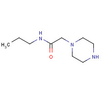 39890-48-7 2-piperazin-1-yl-N-propylacetamide chemical structure