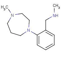 915707-57-2 N-methyl-1-[2-(4-methyl-1,4-diazepan-1-yl)phenyl]methanamine chemical structure