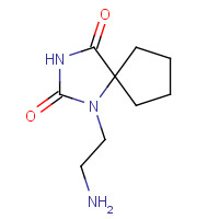 893433-63-1 1-(2-aminoethyl)-1,3-diazaspiro[4.4]nonane-2,4-dione chemical structure