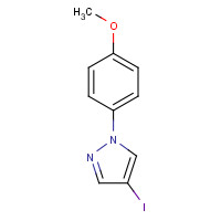 1260761-37-2 4-iodo-1-(4-methoxyphenyl)pyrazole chemical structure