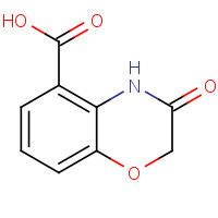 483282-25-3 3-oxo-4H-1,4-benzoxazine-5-carboxylic acid chemical structure