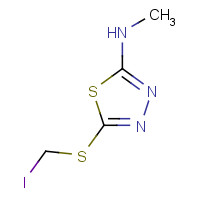 1217258-76-8 5-(iodomethylsulfanyl)-N-methyl-1,3,4-thiadiazol-2-amine chemical structure