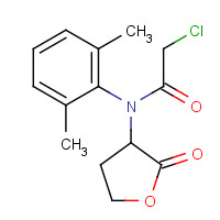 58810-48-3 2-chloro-N-(2,6-dimethylphenyl)-N-(2-oxooxolan-3-yl)acetamide chemical structure
