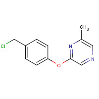 921939-00-6 2-[4-(chloromethyl)phenoxy]-6-methylpyrazine chemical structure